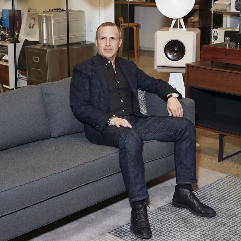 Jonathan Levine at the Master & Dynamic office in New York City