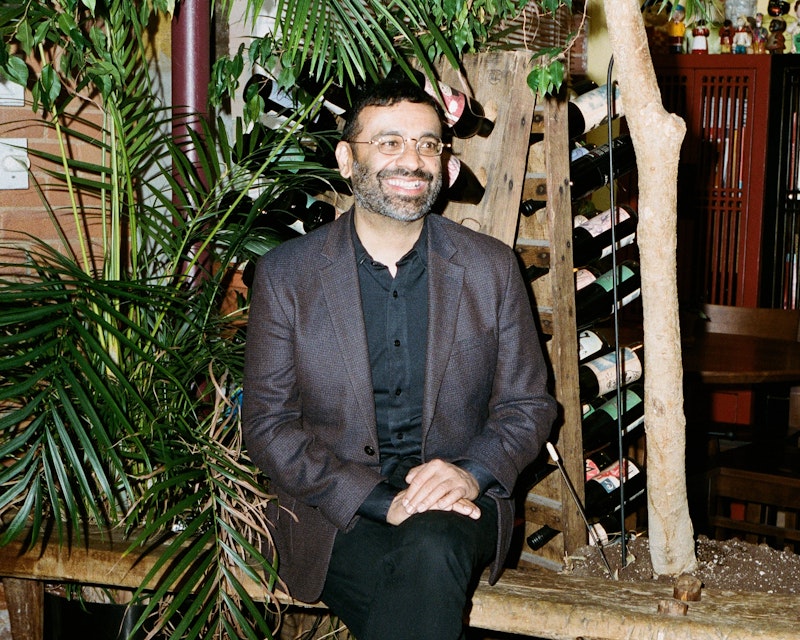 Gary Taxali in his studio